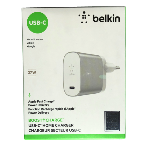 Belkin 27W Netzstecker BOOST-CHARGER USB-C Schnellladegerät