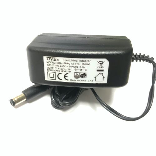 DVE Switch Adapter Power Supply DSA-12PFG-12 FEU 120100 12V 1A Netzteil