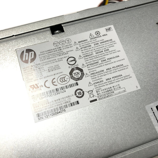 HP PC Netzteil Part No. 611483-001 320 W PC9057