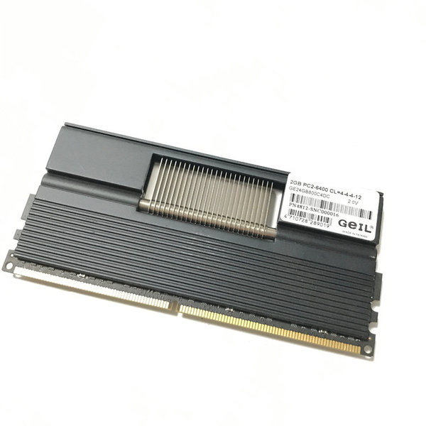 GEIL 2GB PC2-6400 800MHz CL=4-4-4-12 GE24GB800C4DC DDR2 6400U