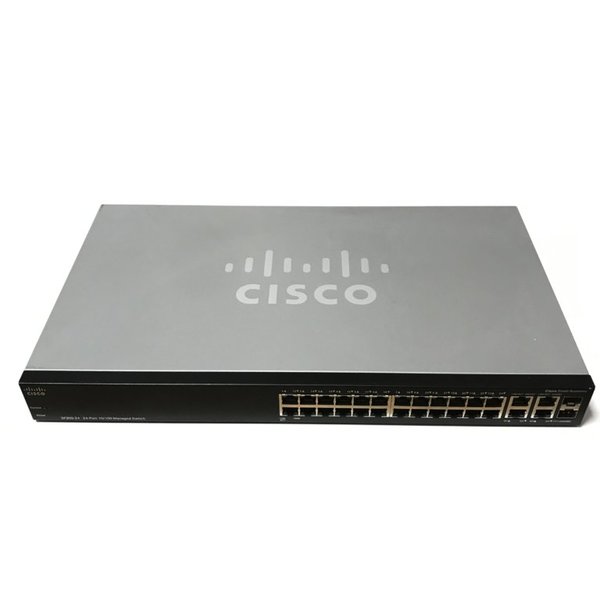 Cisco SF300-24 24 Port 10/100 Managed Switch SW224G4-K9 V02