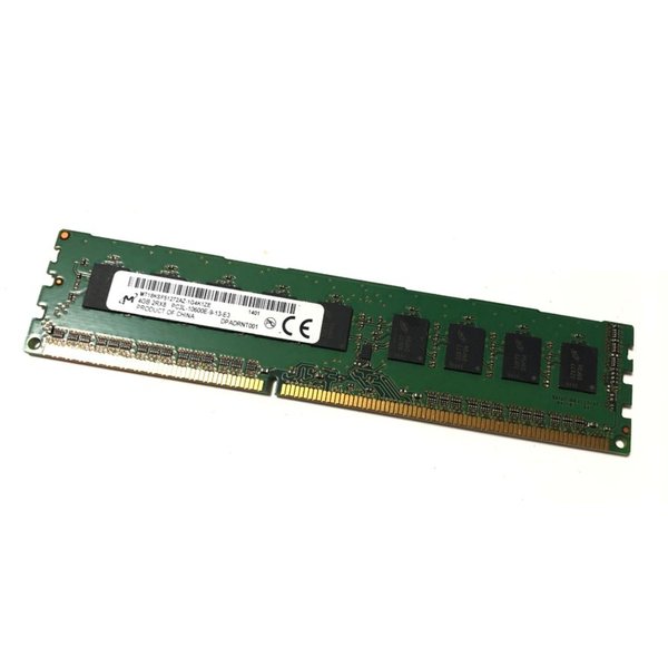Micron 4GB 2Rx8 PC3L-10600E	1333MHz RAM ECC unbuffered Workstation Server