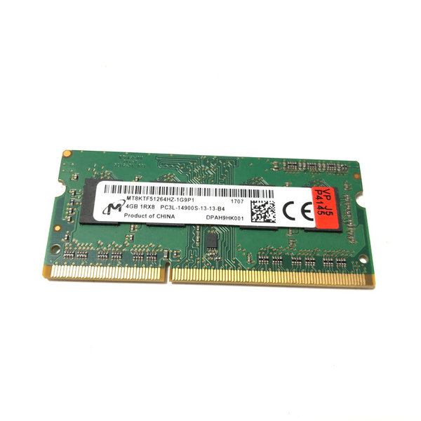 Micron 4GB  1Rx8 PC3L-14900S 1866MHz Sodimm Laptop RAM
