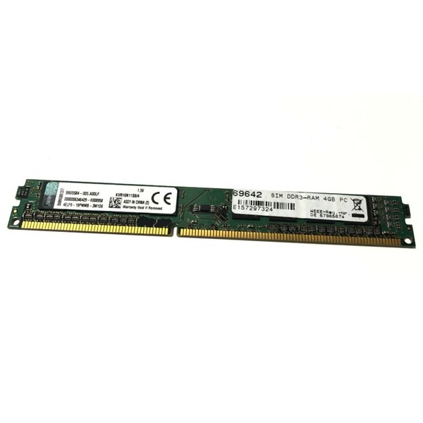Kingston 4GB RAM KVR16N11S8/4 1.5V PC3-12800U low Profile DDR3