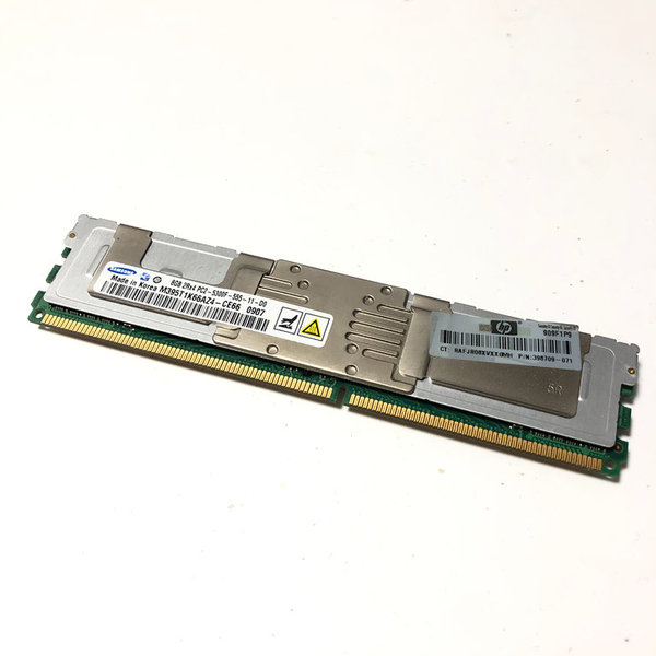 Samsung 8GB 2Rx4 PC2-5300F ECC Kühlkörper Server RAM Arbeitsspeicher