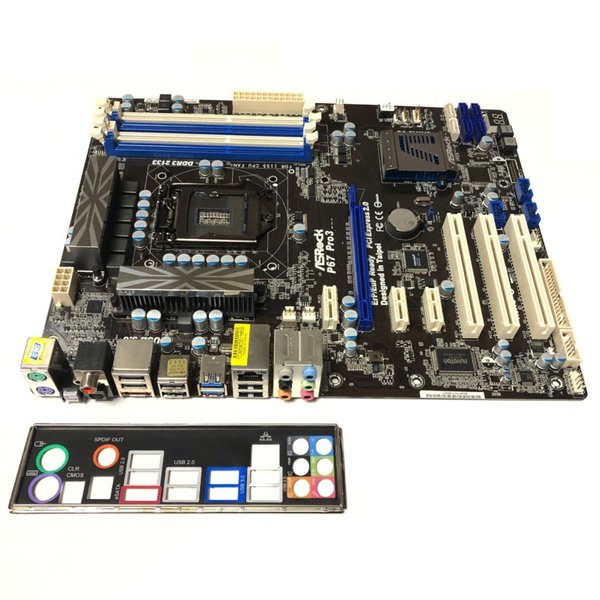 ASRock P67 Pro3 Mainboard I/O Shield ATX Intel LGA1155 DDR3