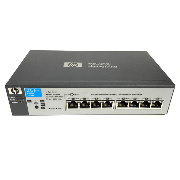 HP ProCurve Networking 1810G-8 Switch J9449A 8 Port 10/100/1000 Gigabit / ohne Netzteil